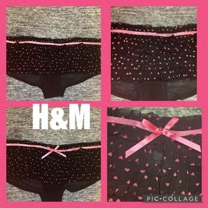 Heart ruffle cheeky H&M panty